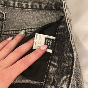 Shein black boyfriend jeans. Size xs (34). Perfect Condition